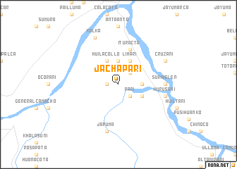 map of Jachapari