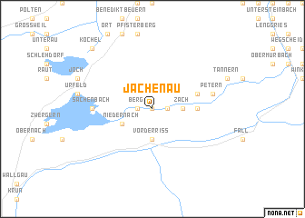 map of Jachenau