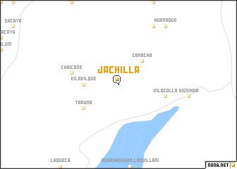 map of Jachilla