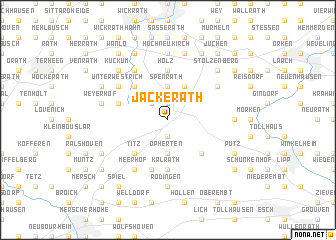map of Jackerath