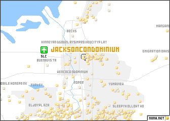 map of Jackson Condominium