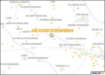 map of Jackson Crossroads