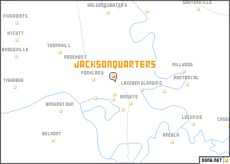 map of Jackson Quarters