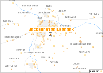 map of Jacksons Trailer Park