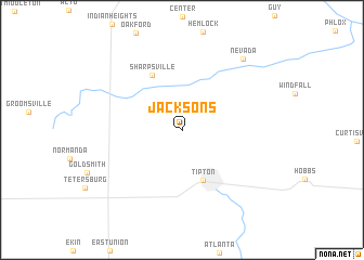 map of Jacksons