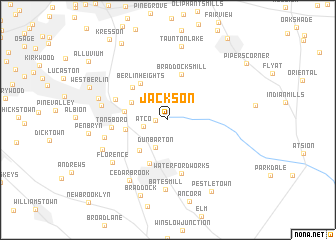 map of Jackson