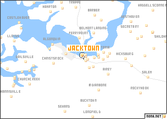 map of Jacktown