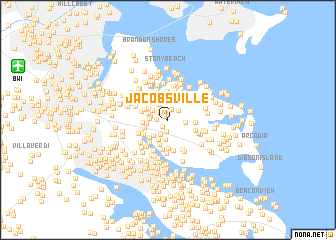 map of Jacobsville
