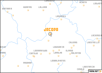 map of Jacopa