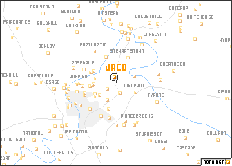 map of Jaco