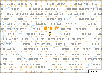 map of Jacques