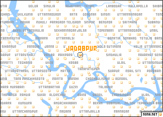 map of Jādabpur