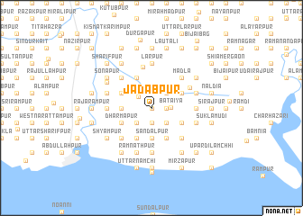 map of Jādabpur