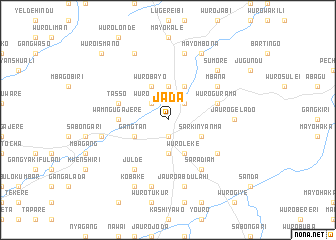map of Jada