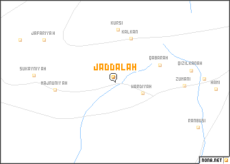 map of Jaddālah