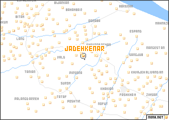 map of Jādeh Kenār