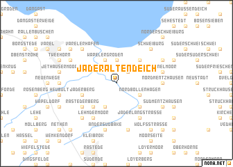 map of Jaderaltendeich