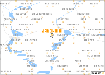map of Jadowniki