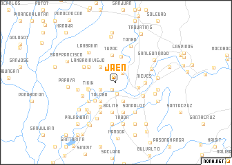 map of Jaen