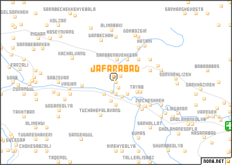 map of Ja‘farābād