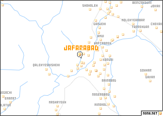 map of Ja‘farābād