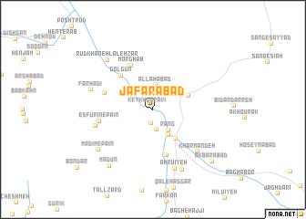 map of Ja‘farābād