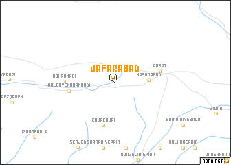 map of Ja‘farābād