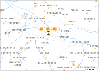 map of Ja‘farābād