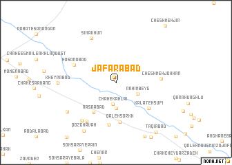 map of Ja‘farābād