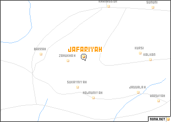 map of Ja‘farīyah