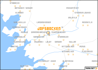map of Jåfsbacken