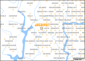 map of Jagāir-At