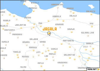 map of Jägala