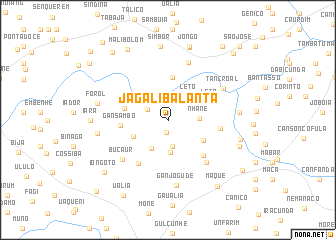 map of Jagali Balanta