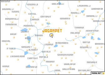 map of Jagampet