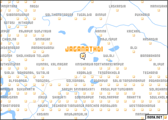 map of Jaganāthdi