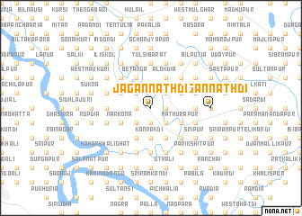 map of Jagannāthdi