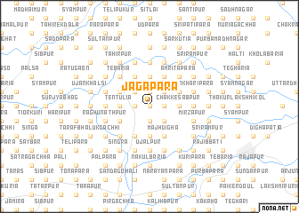 map of Jagapāra