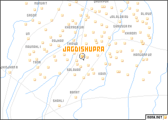 map of Jagdīshupra