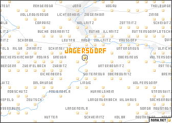 map of Jägersdorf