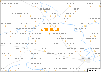 map of Jagiełła