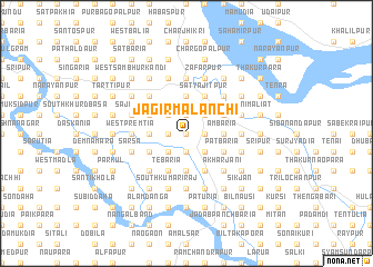 map of Jāgir Mālanchi