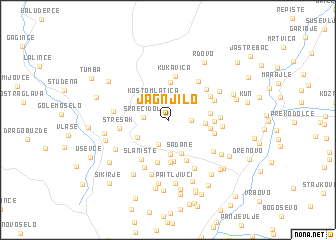 map of Jagnjilo