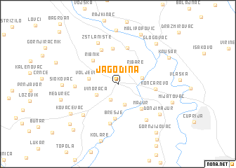 map of Jagodina