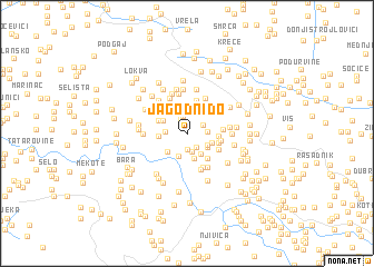 map of Jagodni Do