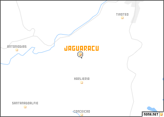 map of Jaguaraçu