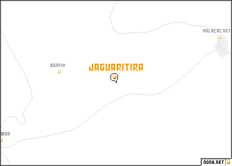 map of Jaguaritira