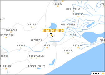 map of Jaguaruna