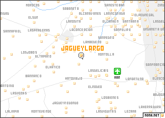 map of Jagüey Largo