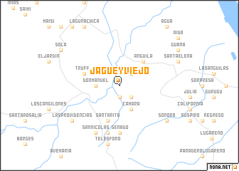map of Jagüey Viejo